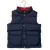 Polo Ralph Lauren Reversible Navy & Red Puffer Vest - Size 5
