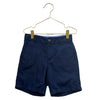 Janie and Jack Navy Linen-Cotton Shorts - Size 6