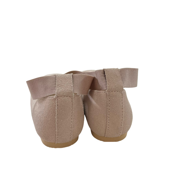 Janie and Jack Pink Sparkle Leather Shoes - Size 8