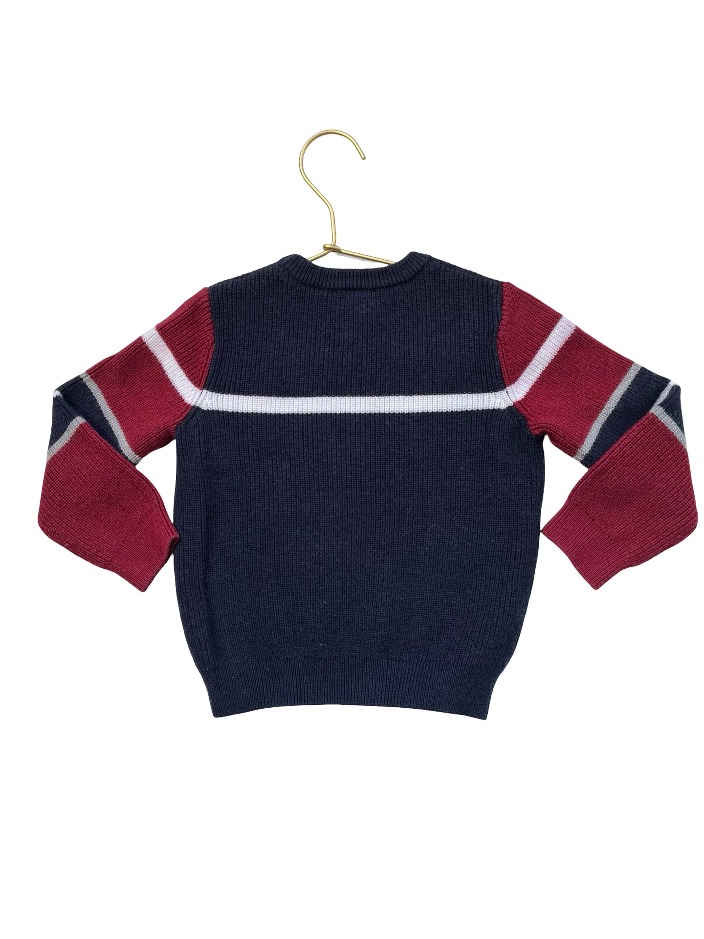 Jacadi Navy Striped Cotton-Wool Sweater - Size 3A