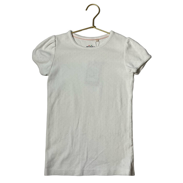 Boden Ivory Pin Dot Short Sleeve T-Shirt - Size 9/10