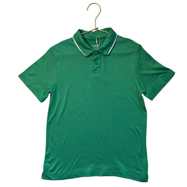 Old Navy Active Green Polo Shirt - Size S 6-7