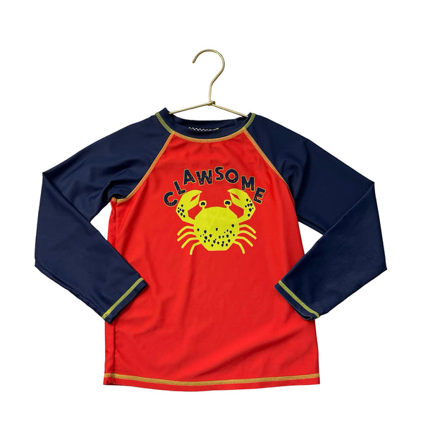 Faherty Navy 'Big Sur Surf Club' Zip-Up Hooded Sweatshirt -  Size 3T
