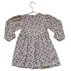 Zara Ivory, Pink, Purple, Brown Flower Print Dress - Size 3-4