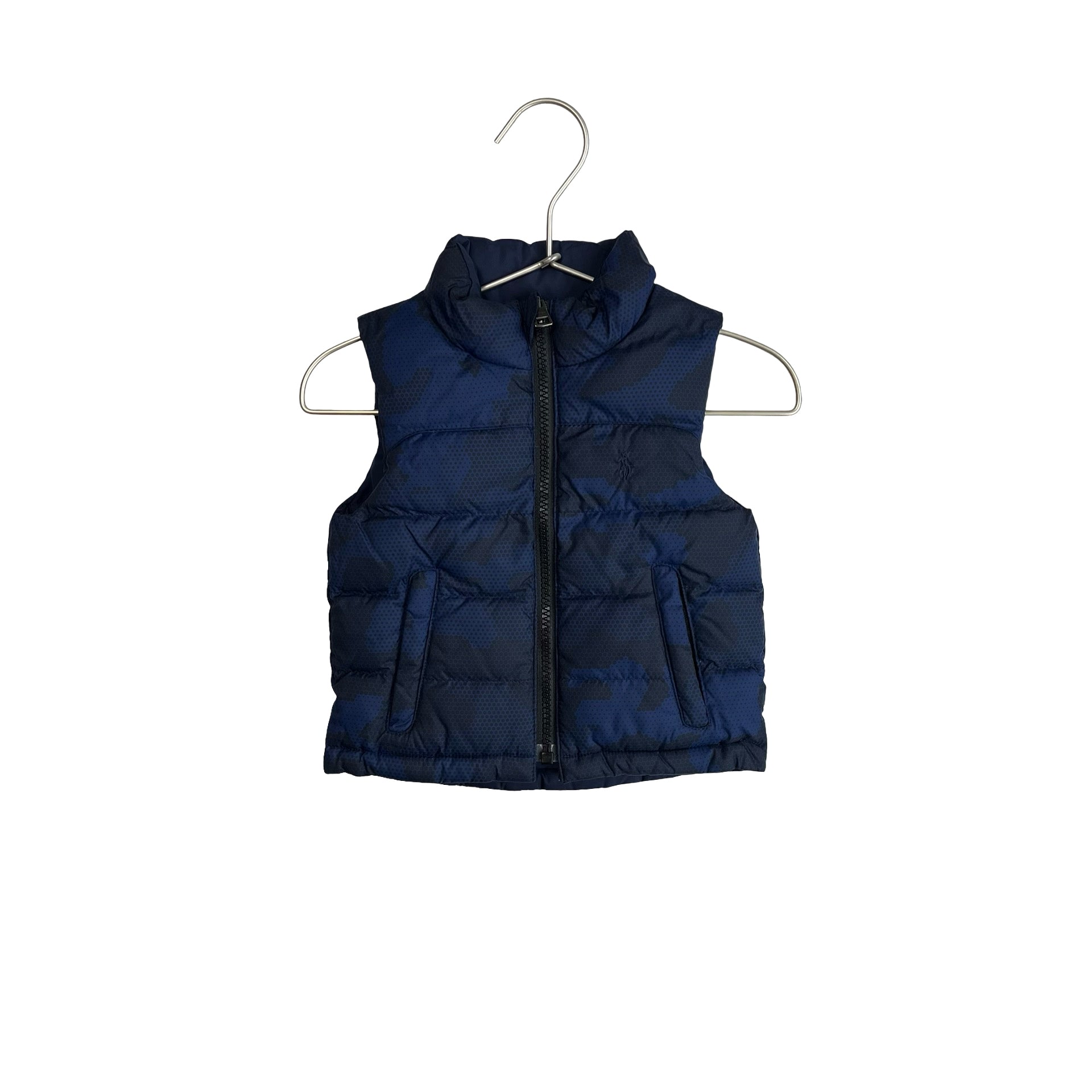 Ralph Lauren Navy Puffer Vest - Size 12 Mo