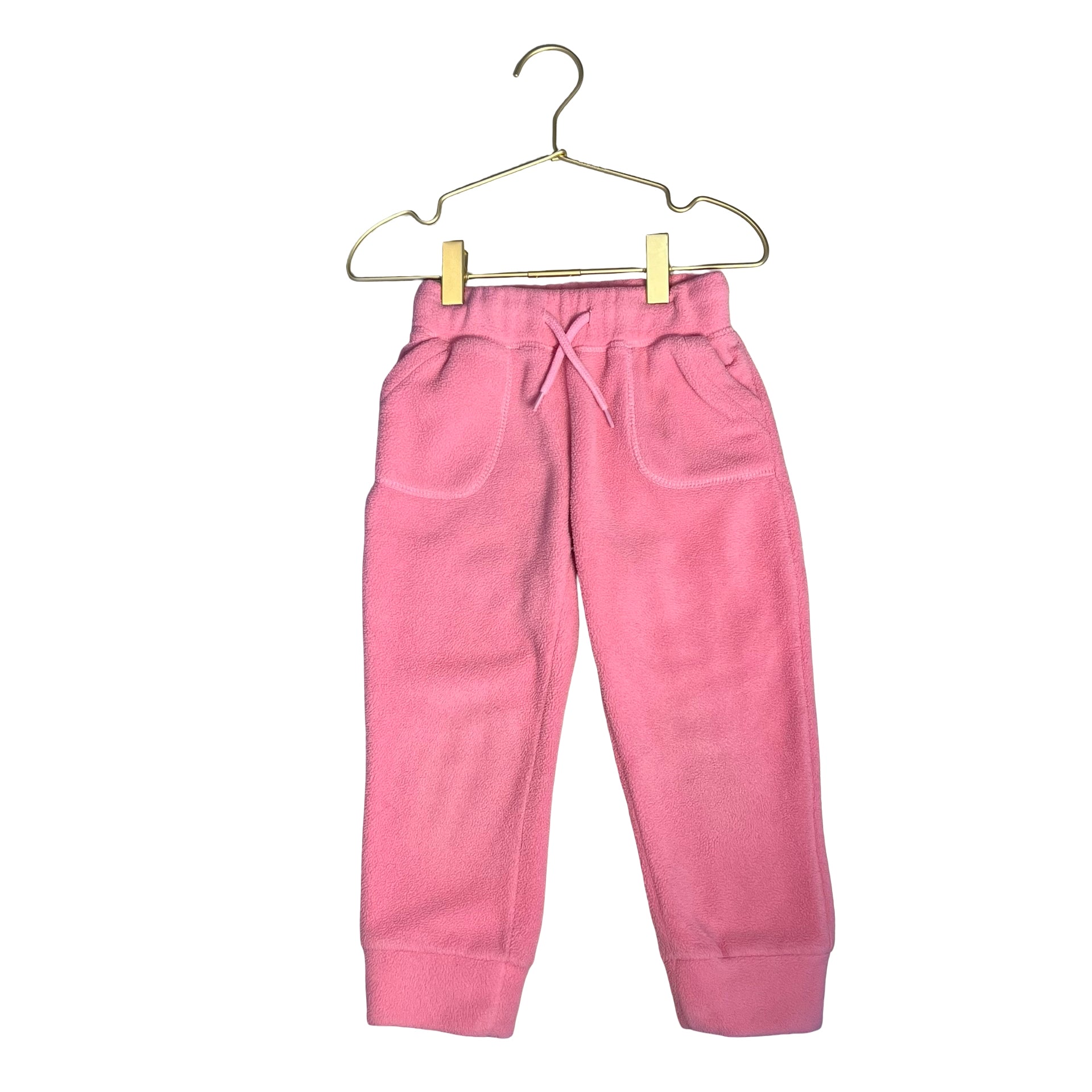 Jan & Jul Pink Fleece Joggers - Size 3T