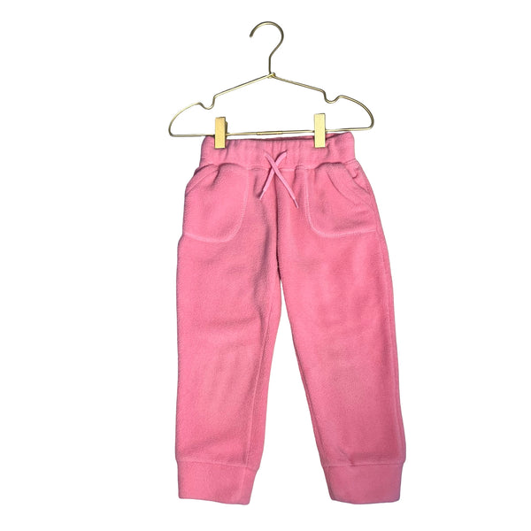 Jan & Jul Pink Fleece Joggers - Size 3T