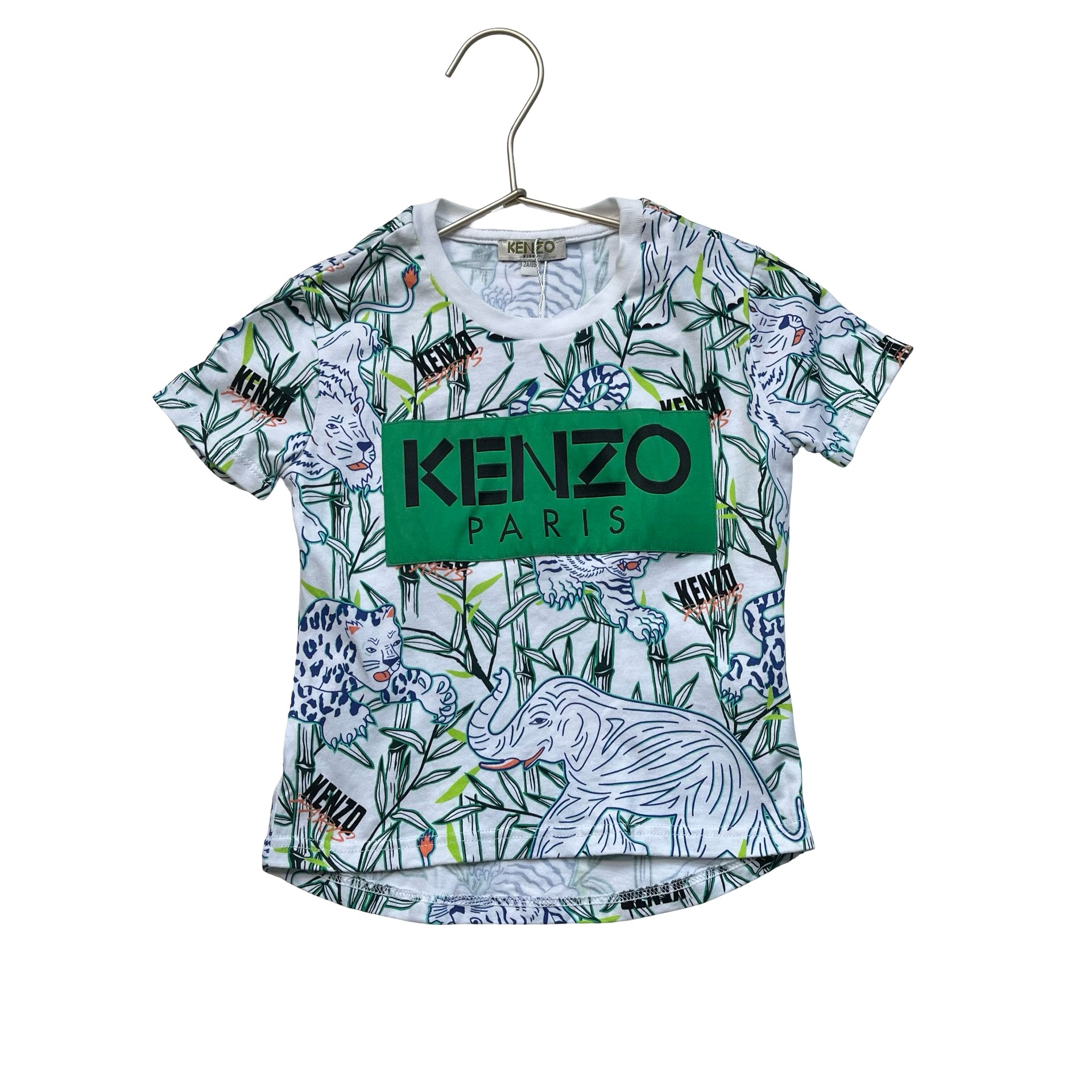 Kenzo Jungle Print T-Shirt - Size 2A