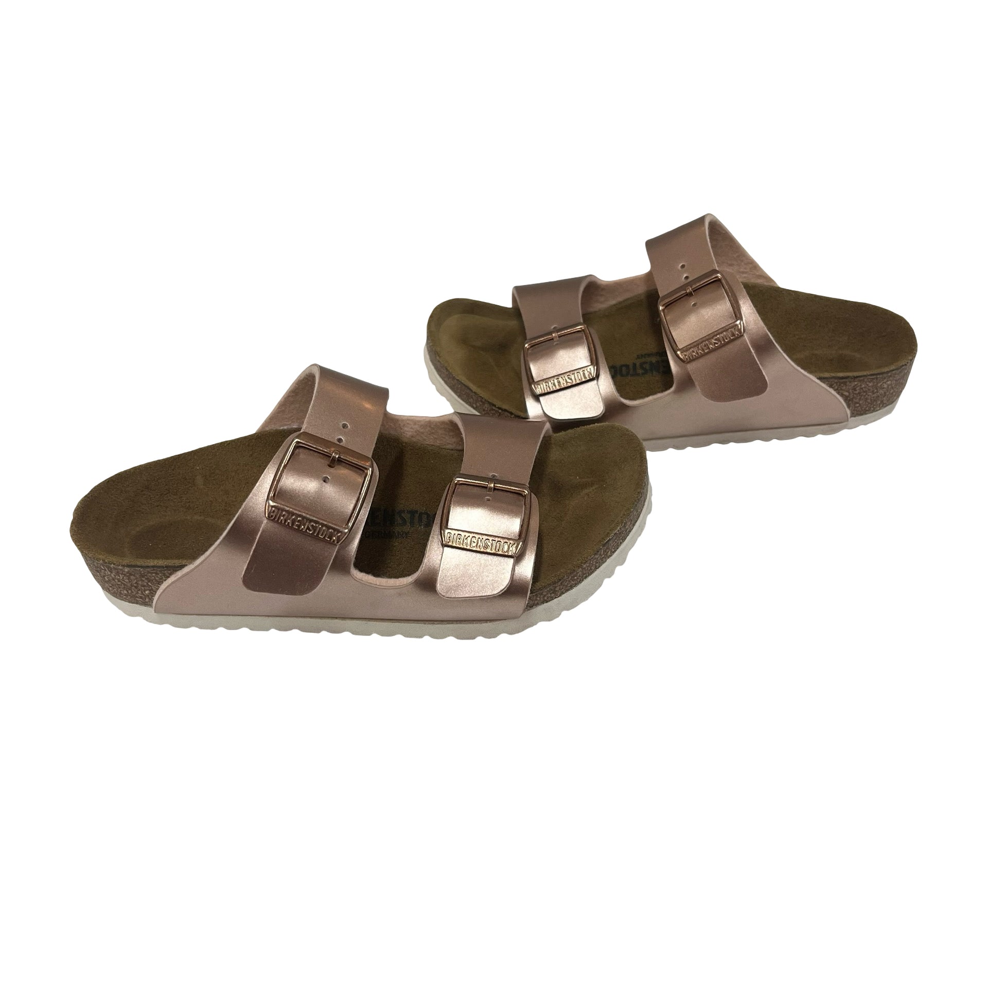 Birkenstock Arizona Rose Gold Sandals - Size 29 (11)