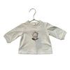 Mayoral Ivory Flower Applique Top - Size 1-2 Mo