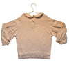 Tocoto Vintage Pink Collared Sweatshirt - Size 6Y