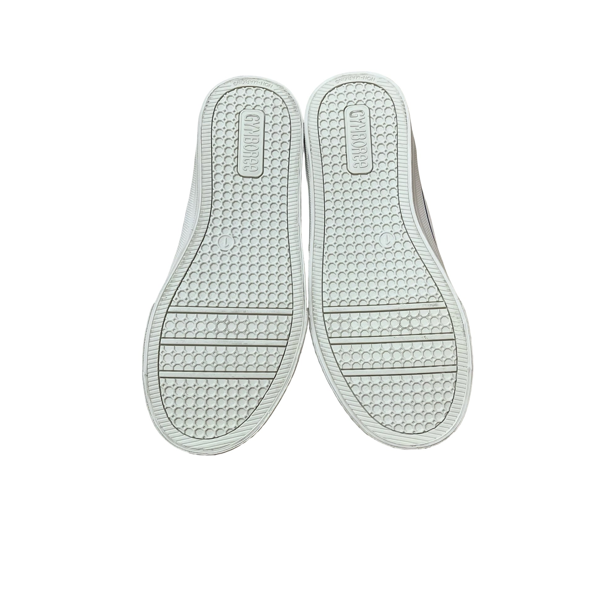 Gymboree Ivory Canvas Boat Shoe Sneakers - Size 1Y Big Kid