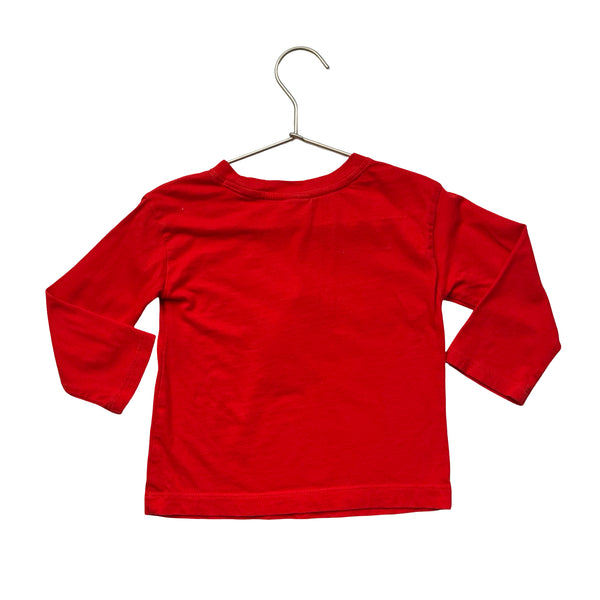 Hanna Andersson Red XO Tee - Size 2