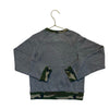 Joe's Gray Sweatshirt, Camo Trim - Size 5