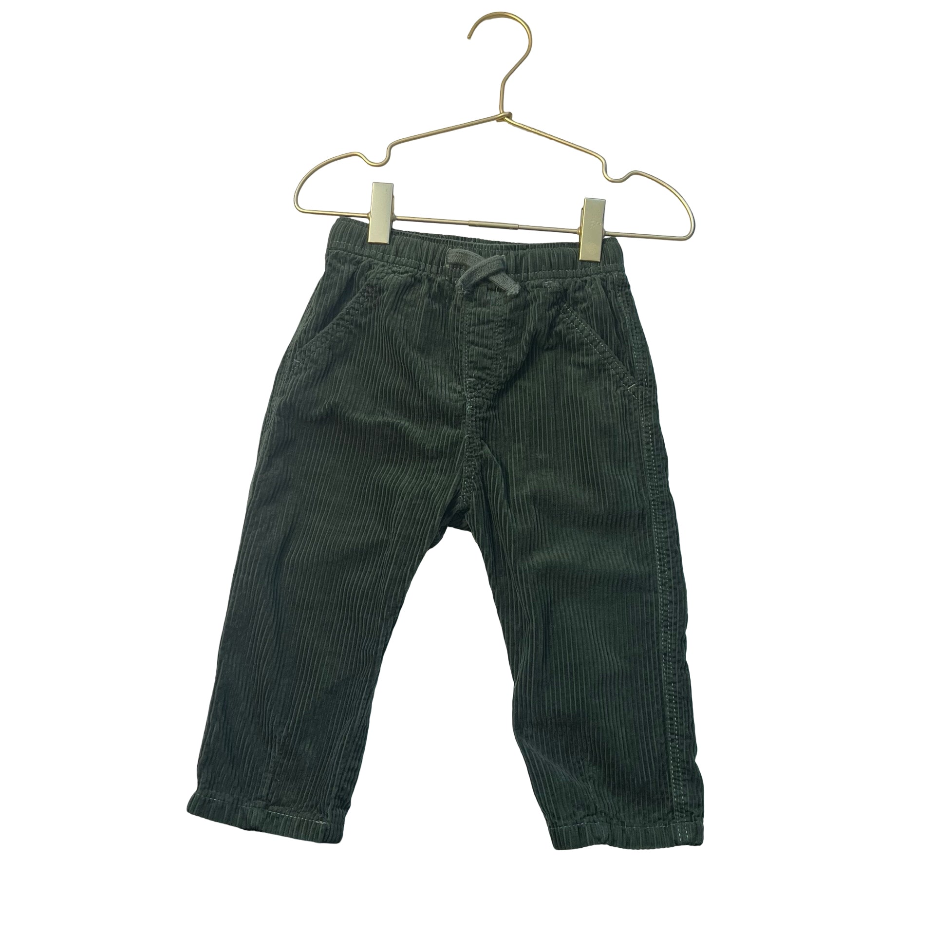 H&M Green Corduroy Pants - Size 18 Mo