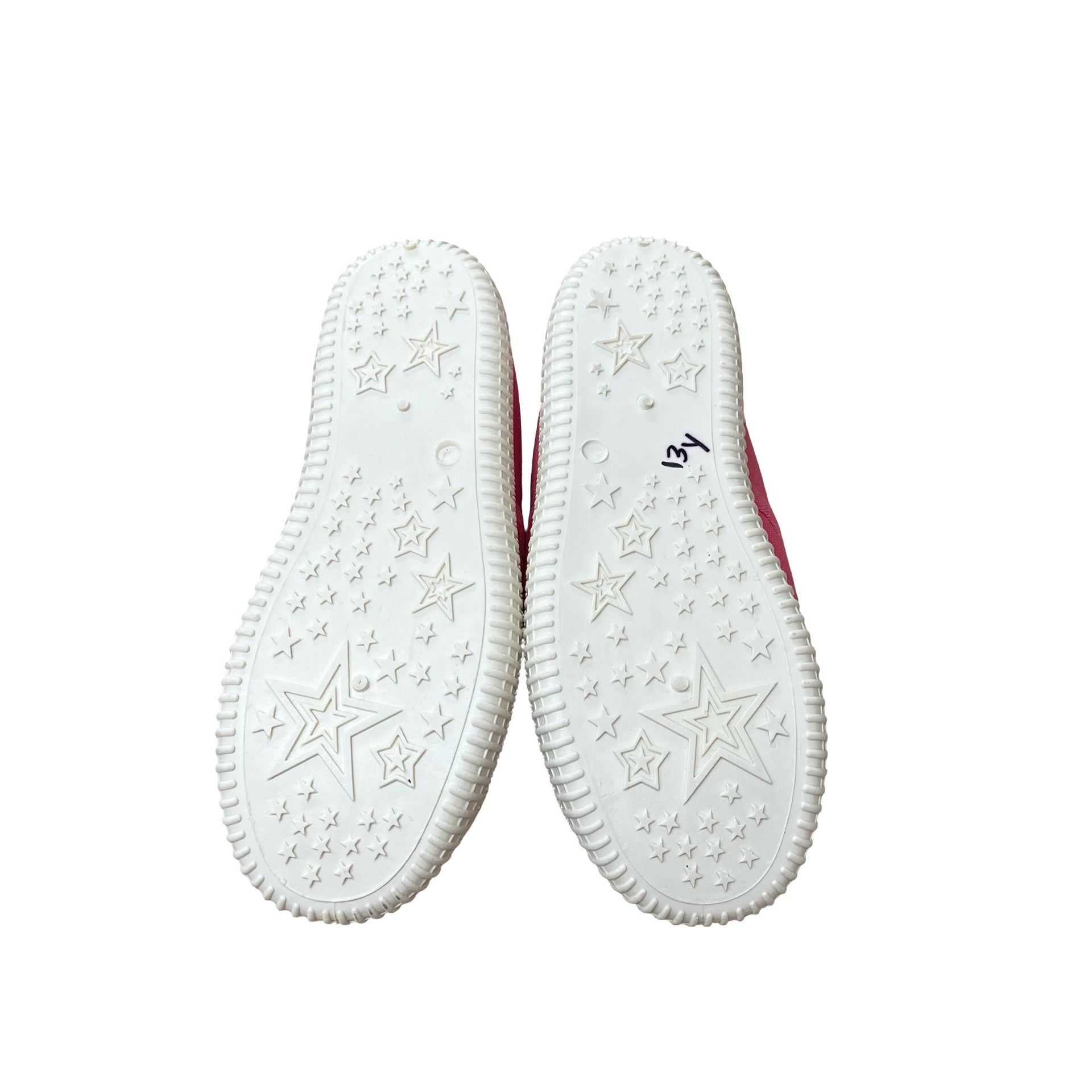 Harvest Land Pink Canvas Slip-On Sneakers - Size 13