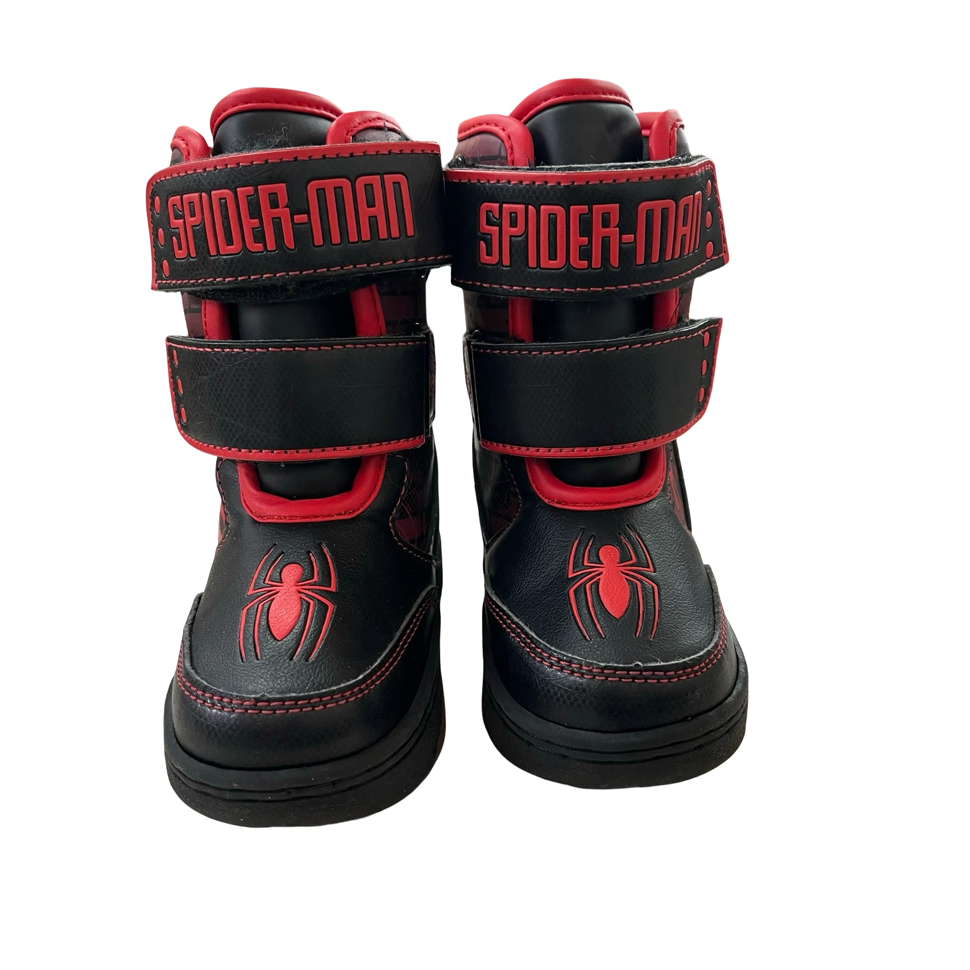 Marvel Spider-Man Black, Red, Blue Light-Up Winter Boots - Size 7