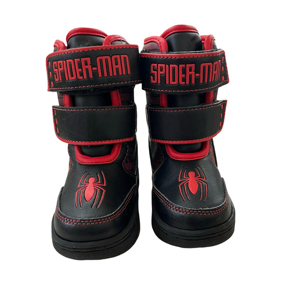 Marvel Spider-Man Black, Red, Blue Light-Up Winter Boots - Size 7