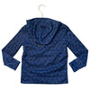 All in Motion Navy & Blue Geo Pattern Hooded Athletic Sweatshirt w Tags - XS 4-5