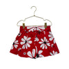 Mayoral Red, White, Black Flower Print Shorts - Size 5