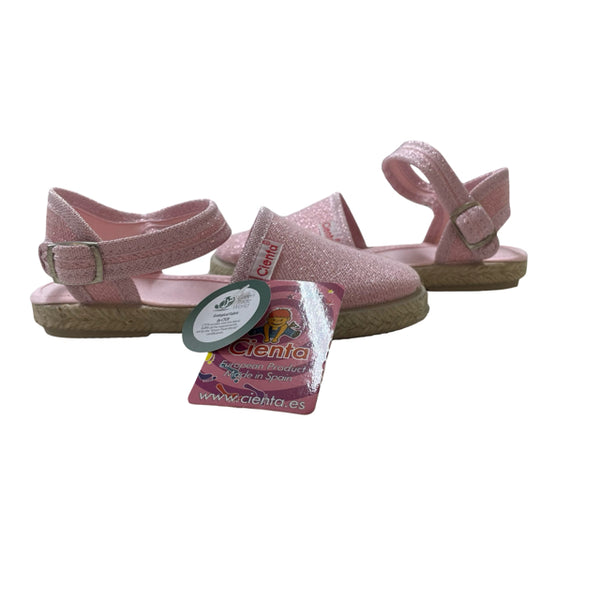 Cienta Metallic Pink Valenciana Espadreille New with Tags in Box - Size 27 (10)