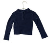 Janie and Jack Navy Sweater, Green Tartan Bows - Size 3