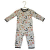 Magnetic Me Zoo Animal Print One-Piece PJs  - Size 6-9 Mo