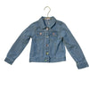 Young Hearts Smiley Patch Denim Jean Jacket - Size 5