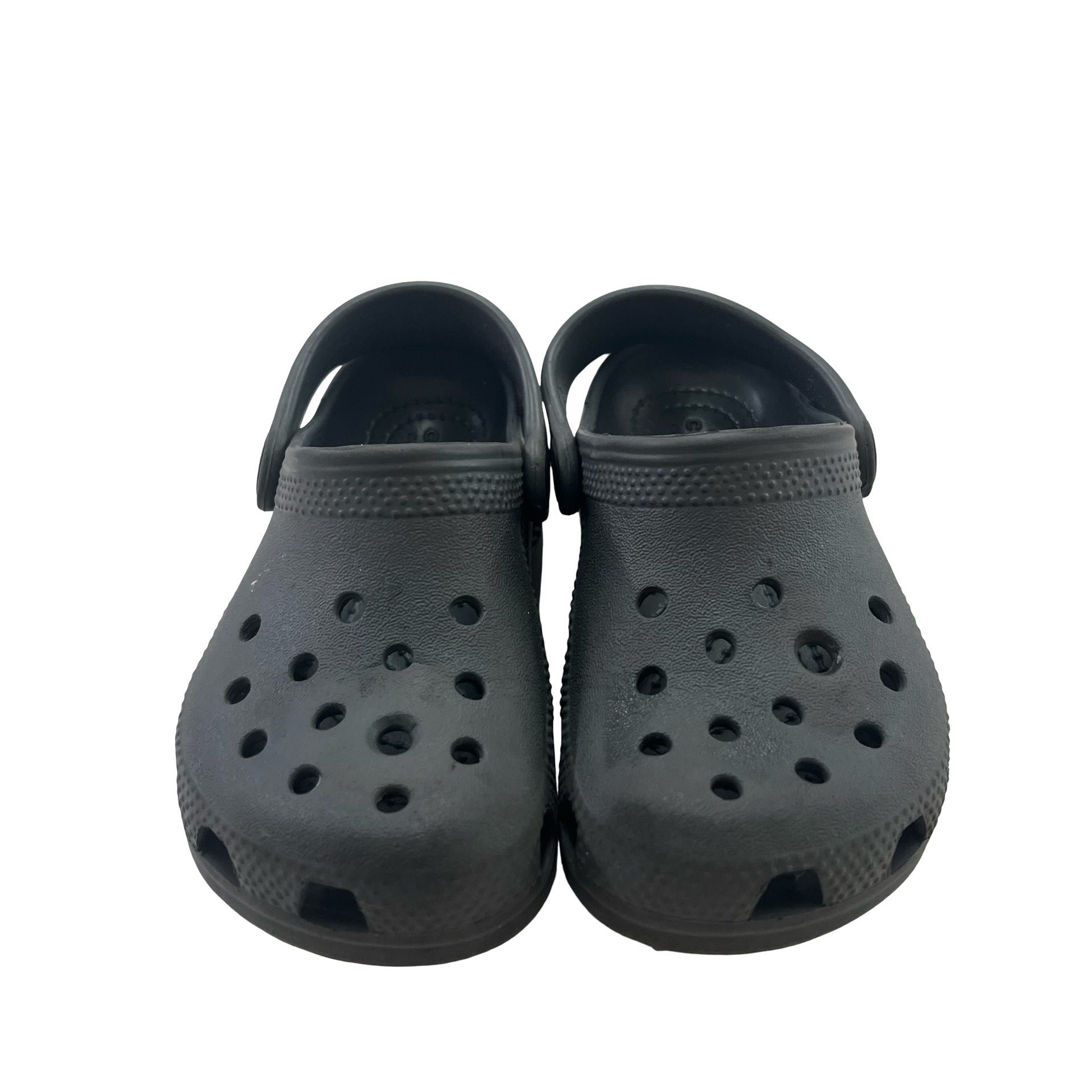 Crocs Dark Gray Shoes - Size C9