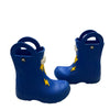 Crocs Blue Cloud & Lightning Rain Boots - Size C12