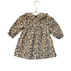 Louis Louise Leopard Print Corduroy Dress - Size 12 Mo