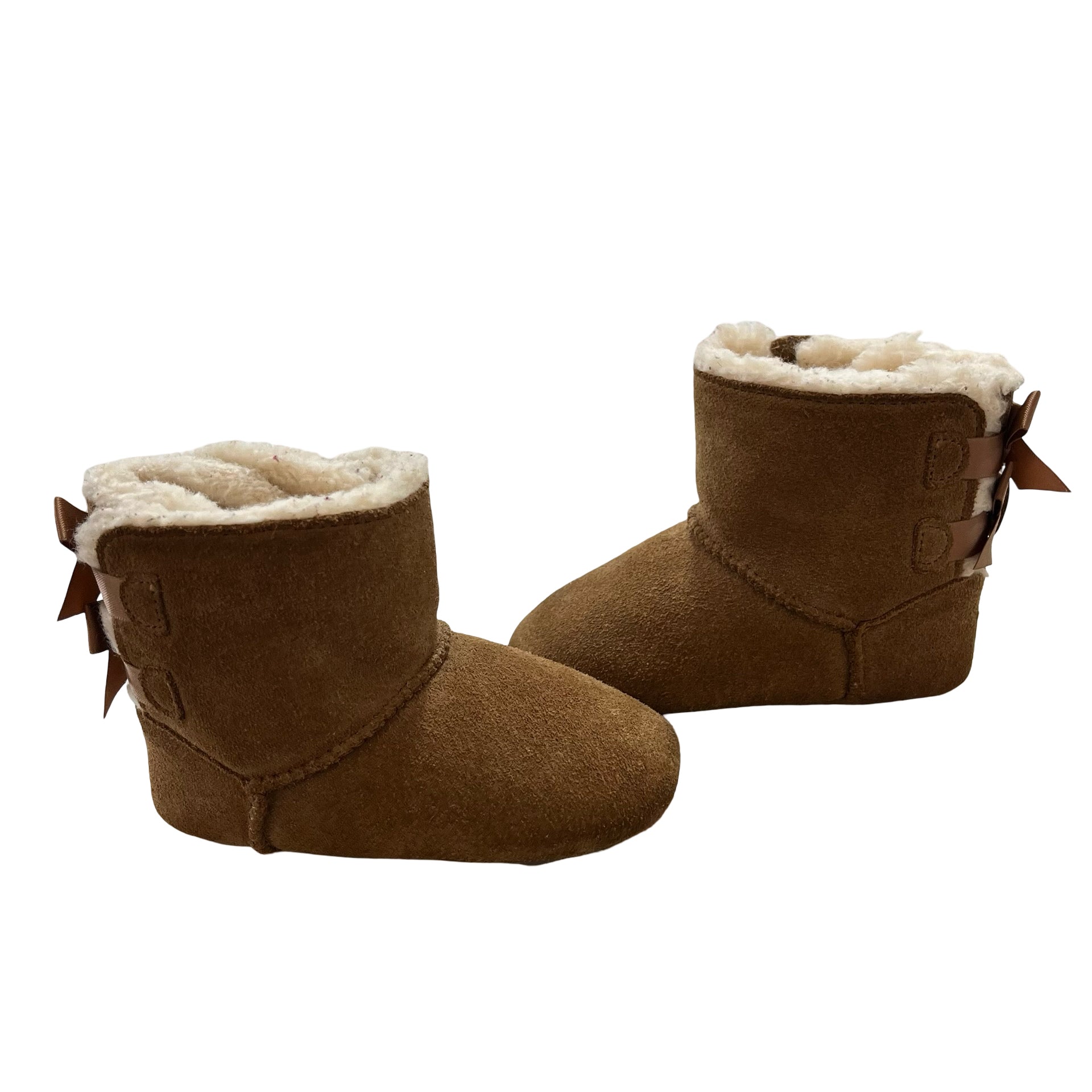 UGG Chestnut Bow Booties - Size 4-5
