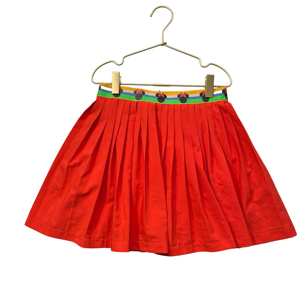Disney Red Pleated Skirt - Size 7-8