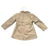 Zara Tan Double Breasted Belted Jacket - Size 3-4