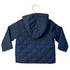 Patagonia Fleece-Lined Navy Hooded 'Quilted Puff Jacket' - Size 2T