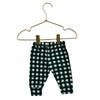 Baby Gap Green & Ivory Check Joggers - Size 0-3 Mo