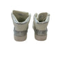 Kensie Off-White & Silver High Top Sneakers - Size 1Y Big Kid
