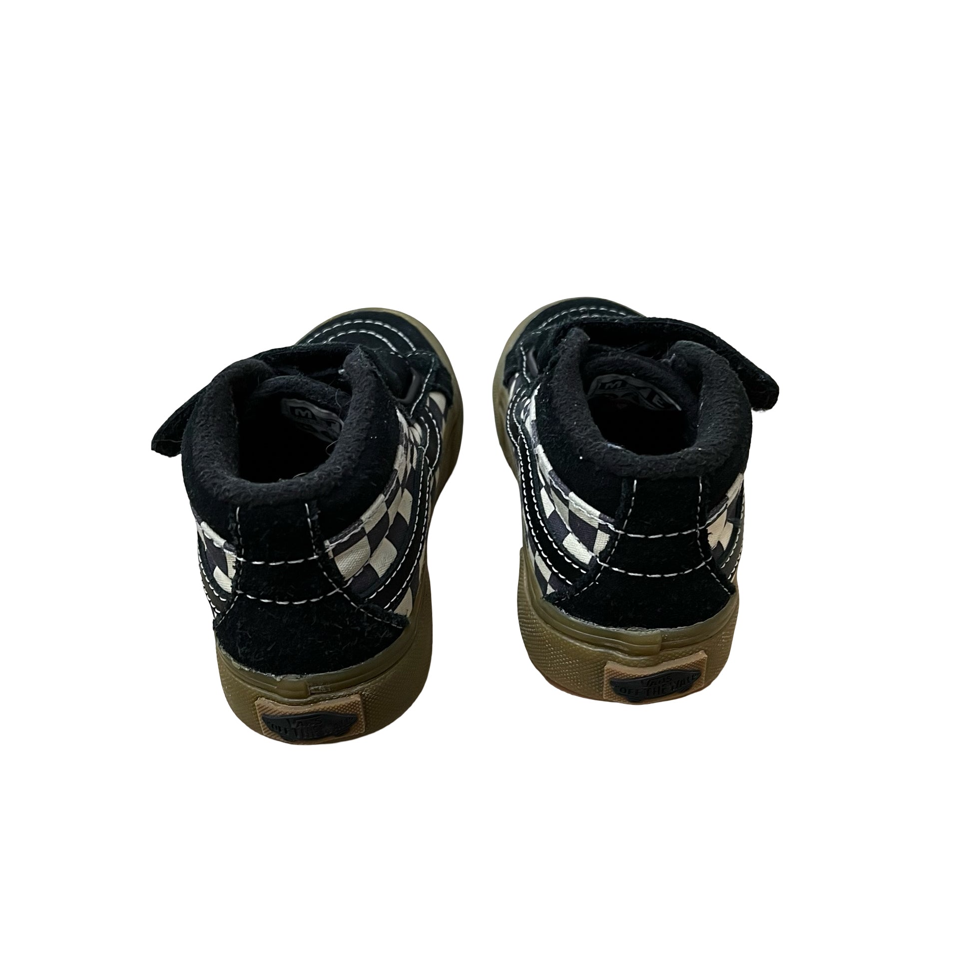 Vans Made For The Elements Black Check Ankle Sneakers - Size 11