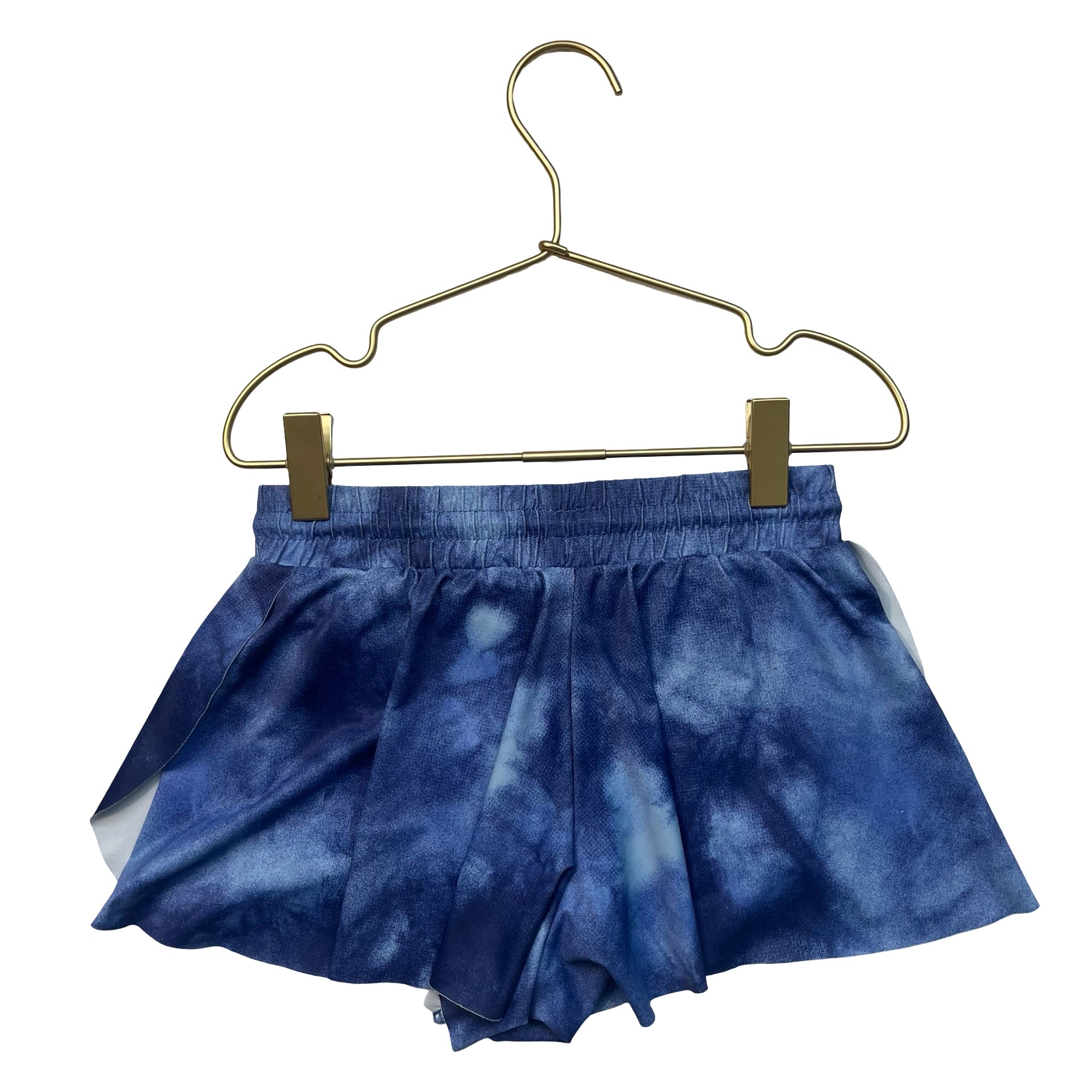 btween Blue Tie-Dye Athletic Shorts - Size 6