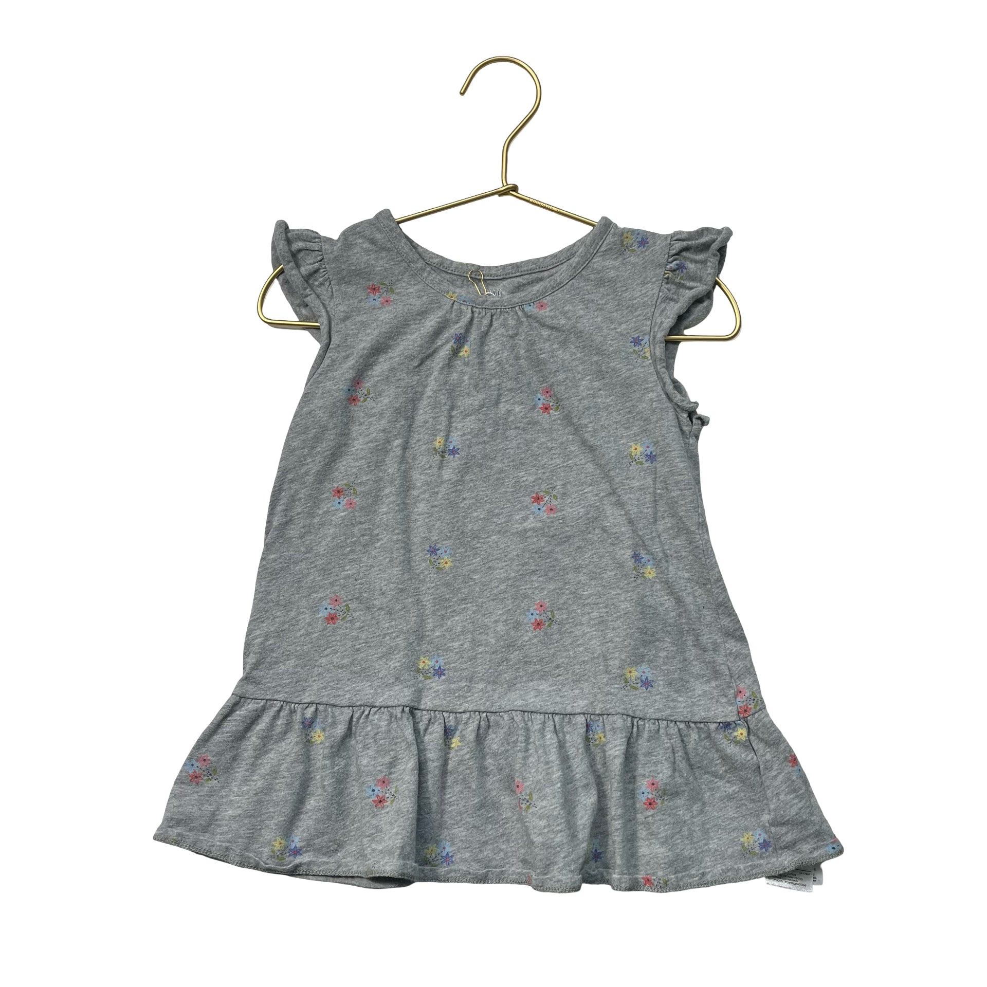 Baby Gap Gray Floral Shirt - Size 4