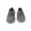 Vans Gray Canvas & Check Sneakers - Size 2