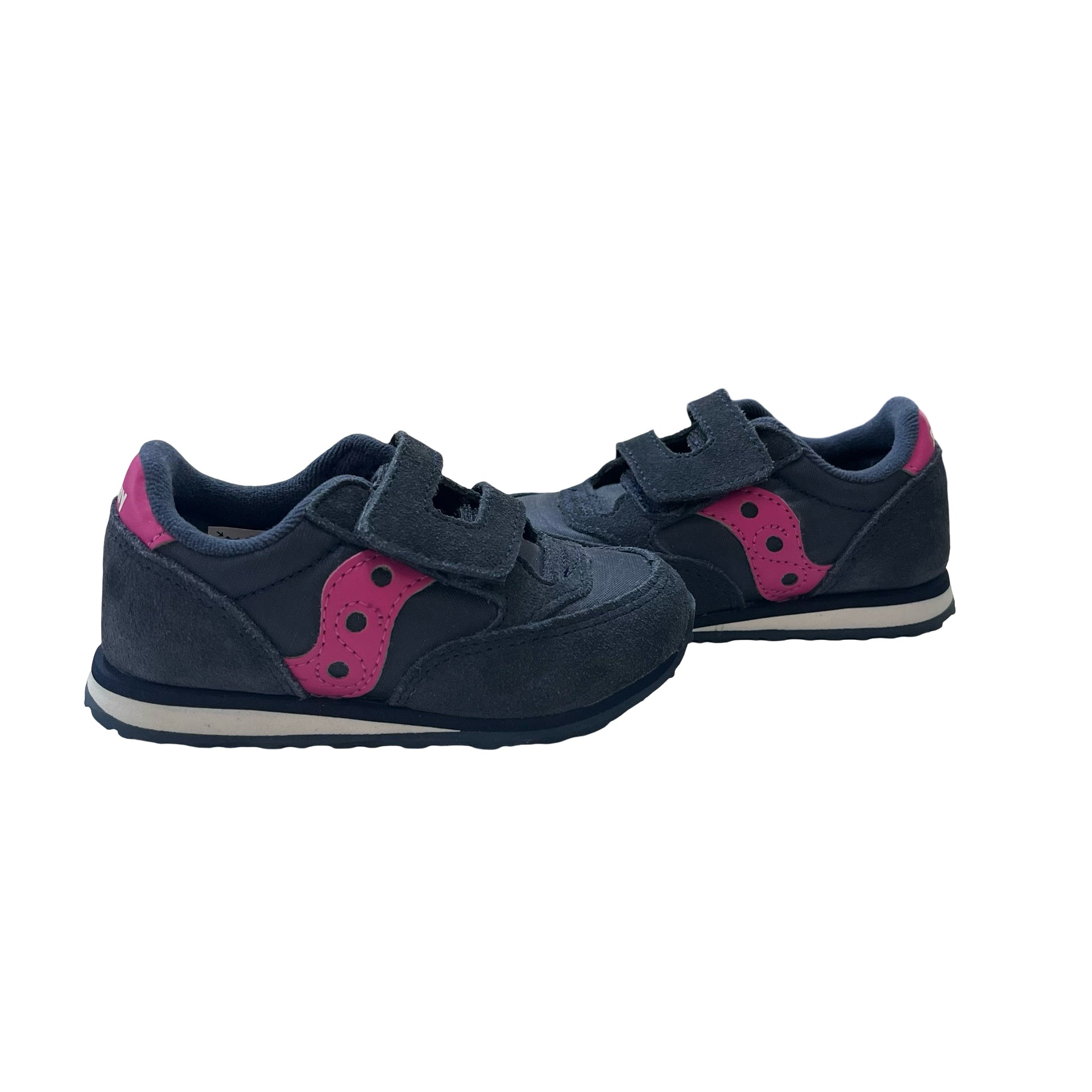 Saucony Jazz Navy & Pink Sneakers - Size 6.5