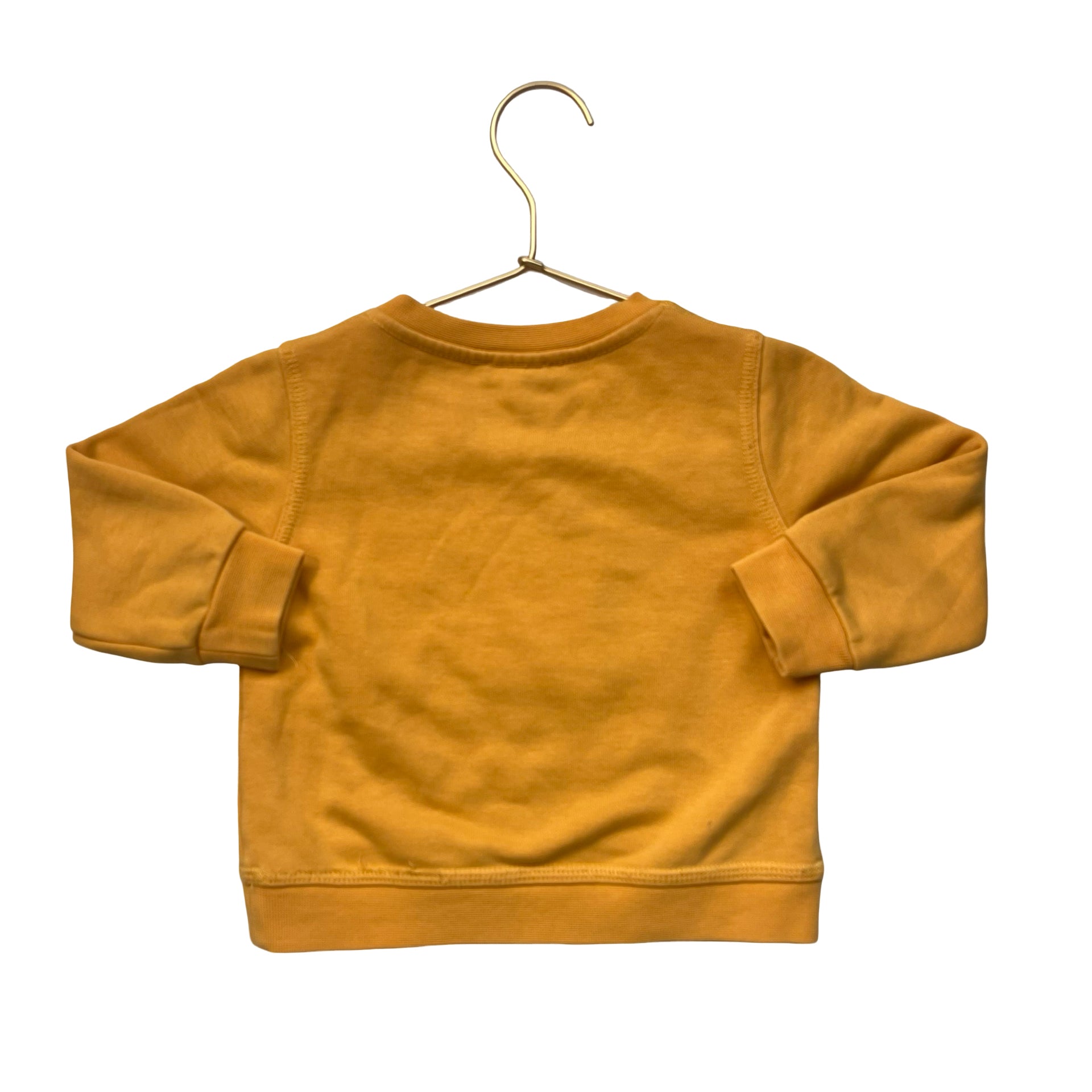 Kenzo Yellow Embroidered Eye Sweatshirt - Size 2A