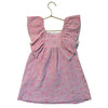 Zara Pink Check Bow Print Dress - Size 6