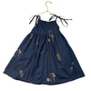 Love Bonito Navy Embroidered Dress - Size 2-3