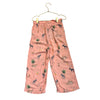H&M x K. Kijak Peach Wild Animal Print Pants - Size 7-8Y