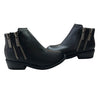Kidpik Black Zipper Ankle Boots - Size 8