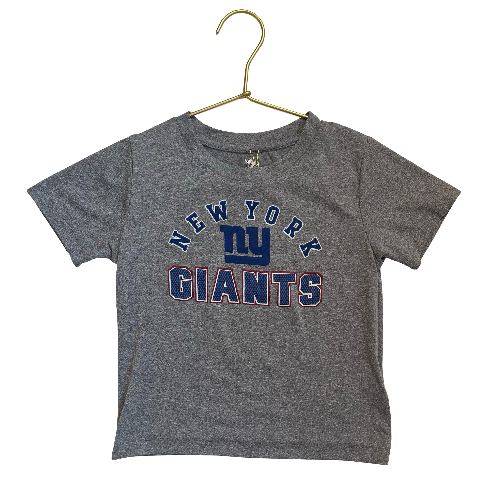 NFL NY Giants Gray Athletic T-Shirt - Size 3