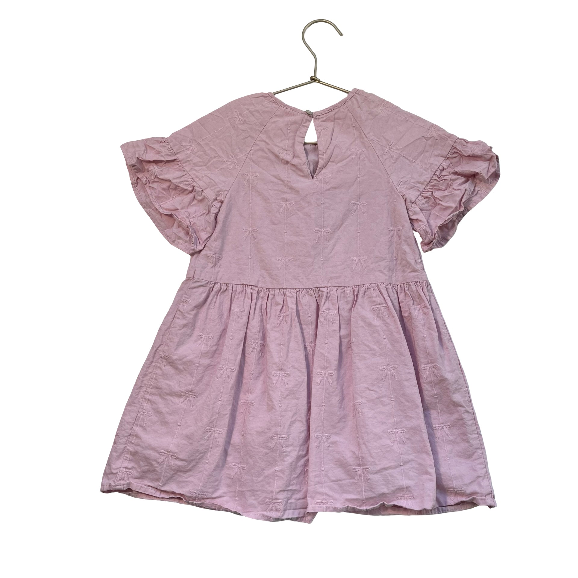 Zara Pink Bow Dress - Size 5