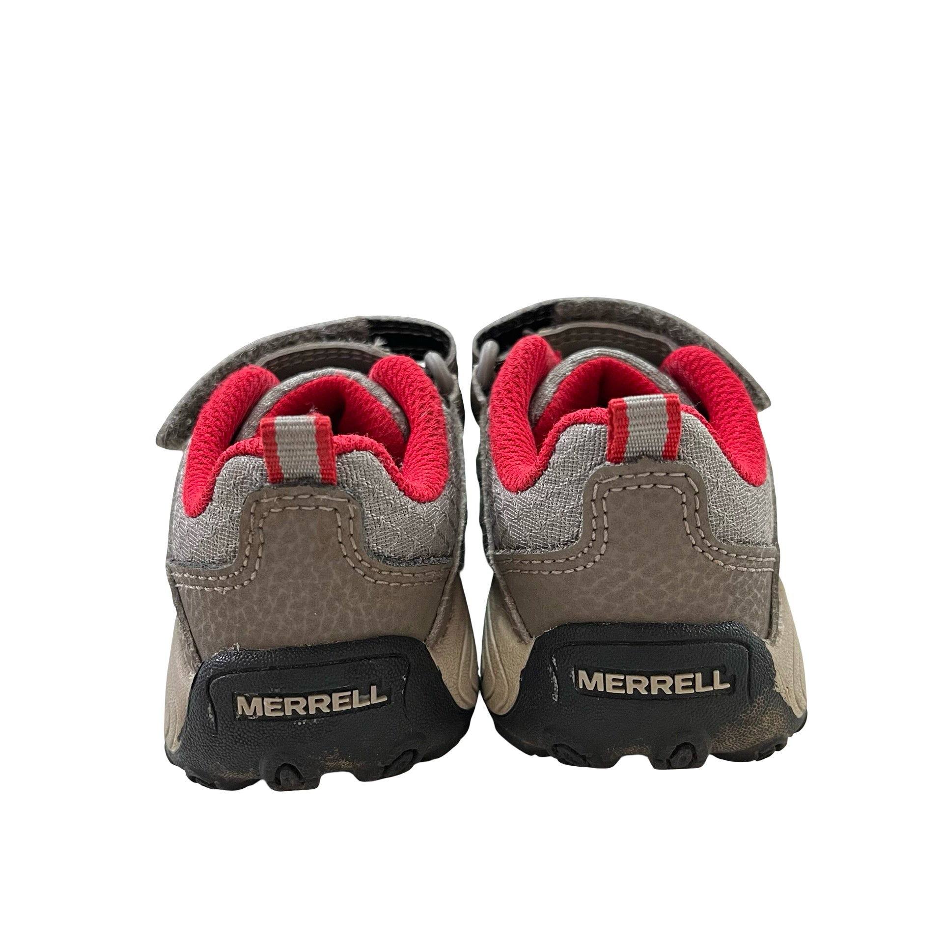 Merrell Gray & Red Sneakers - Size 6